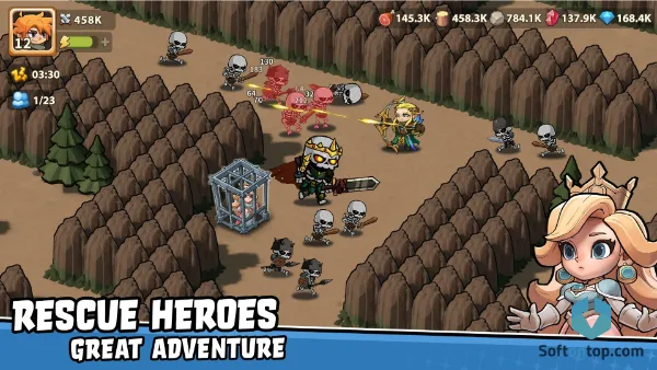 Top Heroes Mod APK