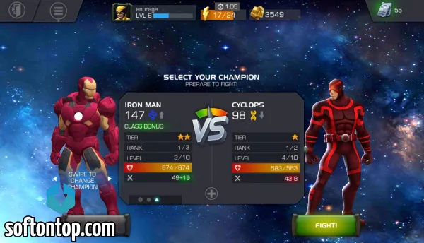 Marvel Contest Of Champions Mod APK unlimited crystals