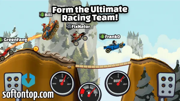 Hill Climb Racing 2 Mod APK unlocked all cars