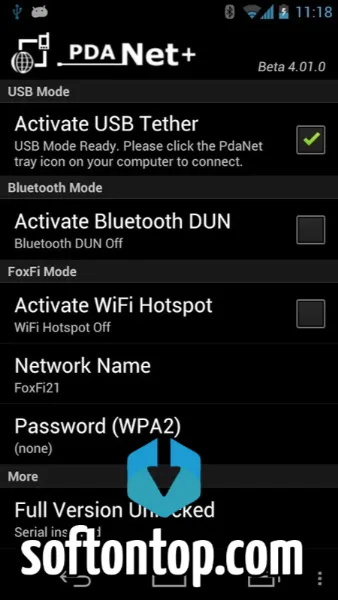 PdaNet Full Version
