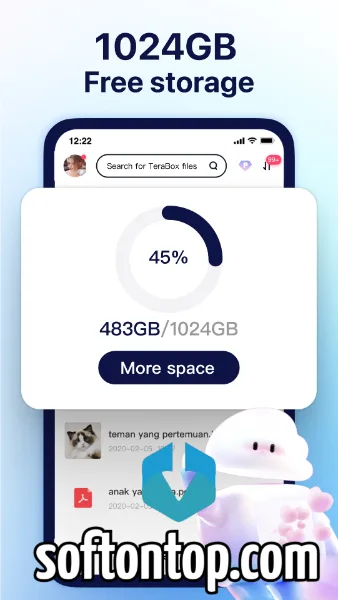 TeraBox Mod APK unlimited storage