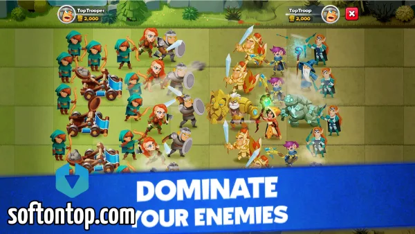 Top Troops Mod APK unlimited gems 2024