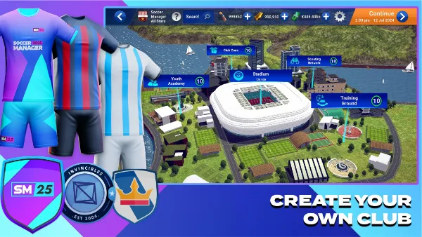 Soccer Manager 2025 Mod APK free shopping